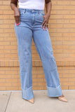 Tall Wide Cuff Jeans